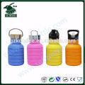 2017 New silicone water bottle flexible